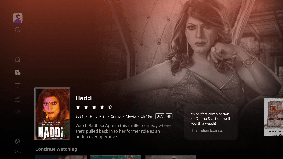 ZEE5 experience rebuilt for connected TV